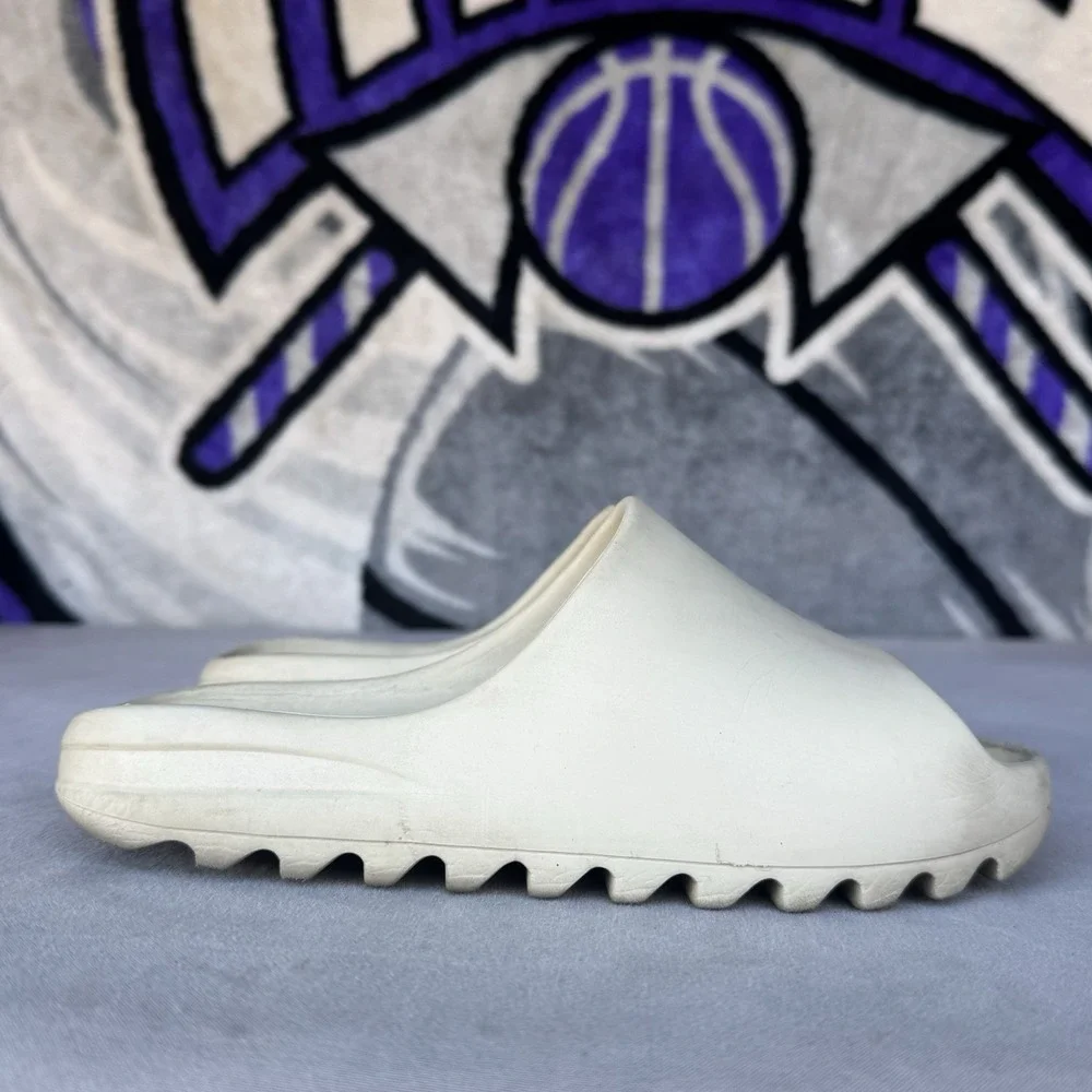Size 6 - Adidas Yeezy Slide Bone Original Comfort Foam Sandals Slip-On‎